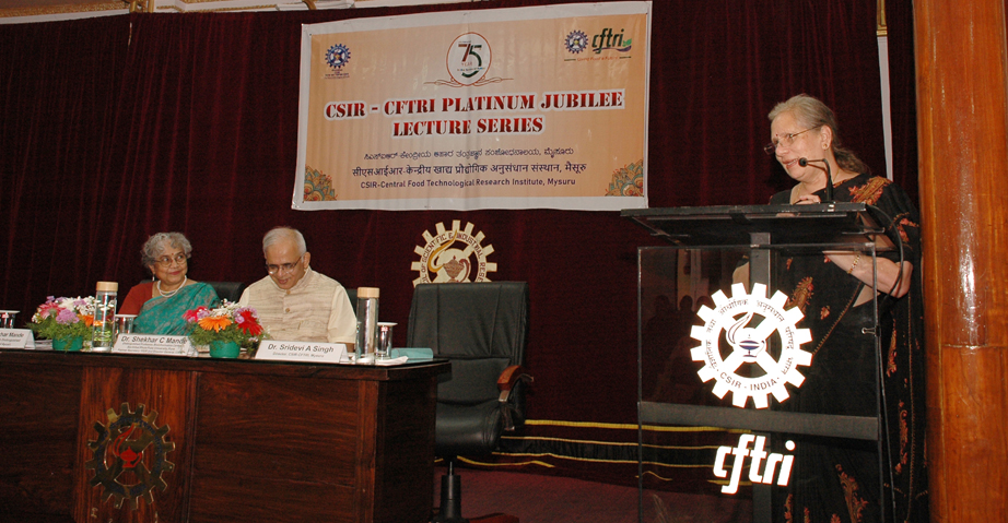 CSIR-CFTRI Platinum Jubilee Lecture Series 2024-25 - Visit of  Shekhar C Mande, Former Secretary, DSIR & DG, CSIR / Dr. Sharmila Shekhar Mande, Advisor, TCS Research