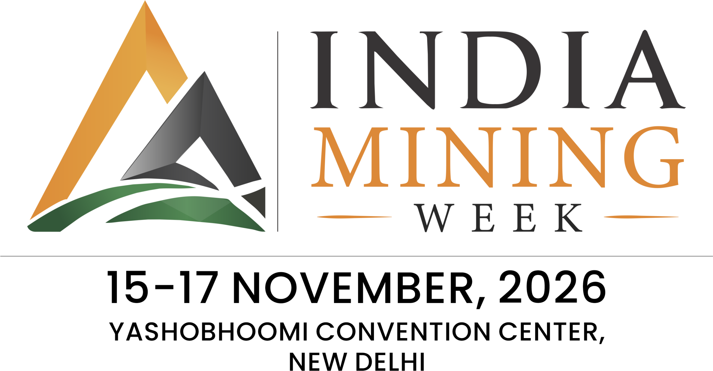 India Mining Week (IMW) 2026, to be held from 15–17 November 2026
